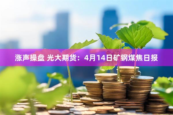 涨声操盘 光大期货：4月14日矿钢煤焦日报