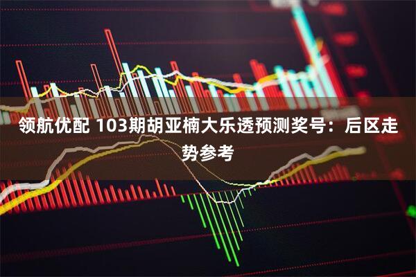 领航优配 103期胡亚楠大乐透预测奖号：后区走势参考