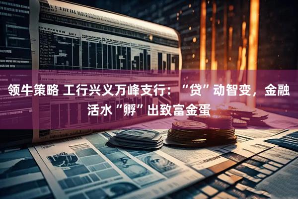 领牛策略 工行兴义万峰支行：“贷”动智变，金融活水“孵”出致富金蛋