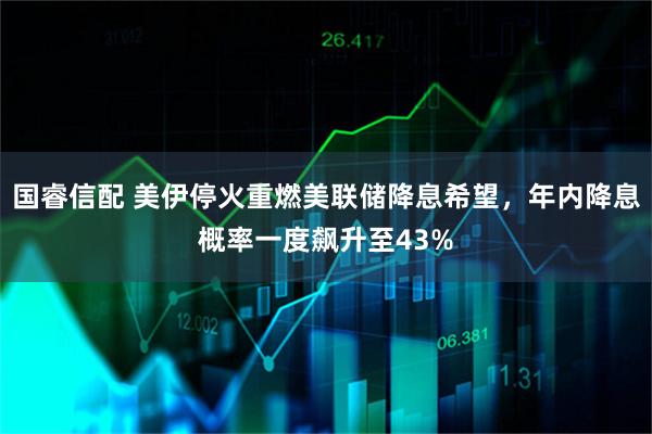 国睿信配 美伊停火重燃美联储降息希望，年内降息概率一度飙升至43%